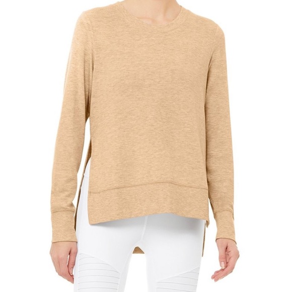 Alo Yoga Tan Long Sleeve Top Size XS - Picture 1 of 8